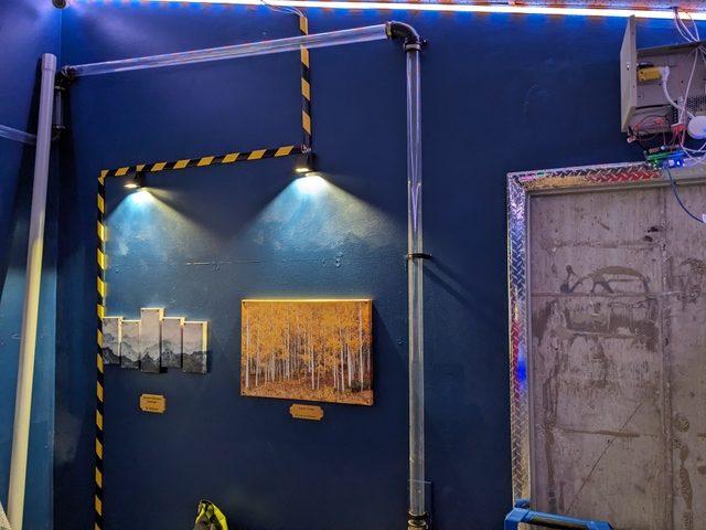 Photos of Art Heist Escape Room