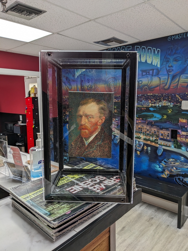 Photos of Art Heist Escape Room