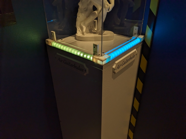 Photos of Art Heist Escape Room