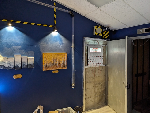 Photos of Art Heist Escape Room