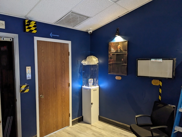 Photos of Art Heist Escape Room